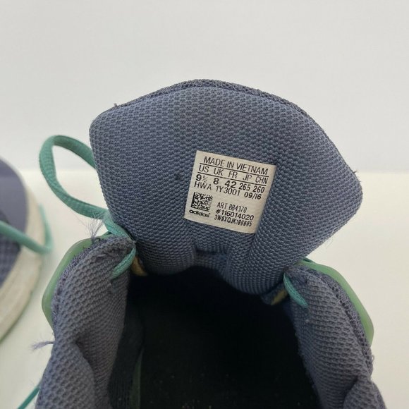 Adidas Cloudfoam Running Shoes Blue Green Womens Size 9.5 - Picture 6 of 6